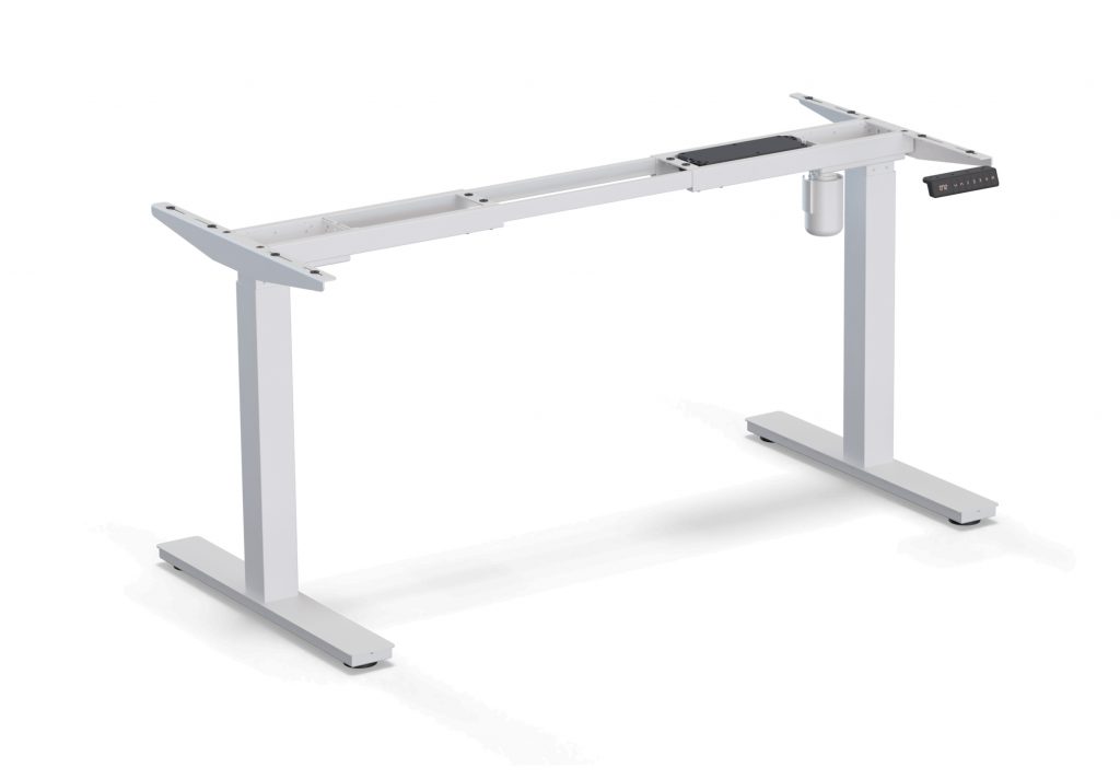 Schreibtischgestell elektrisch höhenverstellbar weiß